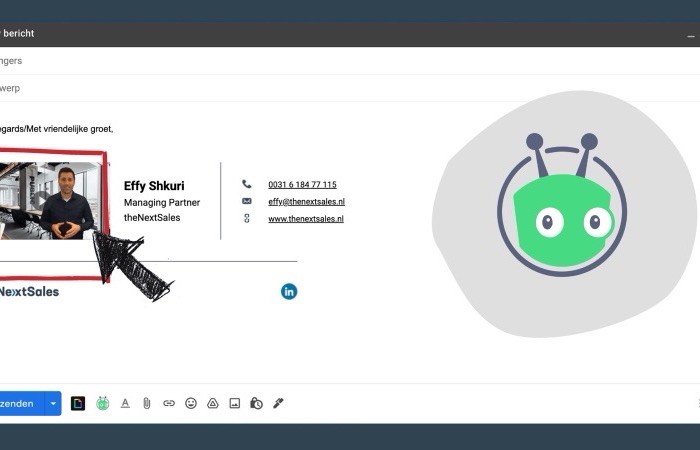 Create a video email signature